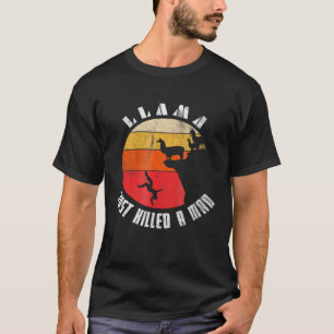 Camiseta Lhama Acaba de Matar um Homem