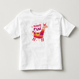 Camiseta Lhama Boho Festa Animal Divirta-se