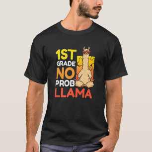 Camiseta Lhama da Escola da 1ª Série Sem Problema