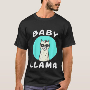 Camiseta Lhama de bebê infantil correspondência família ani