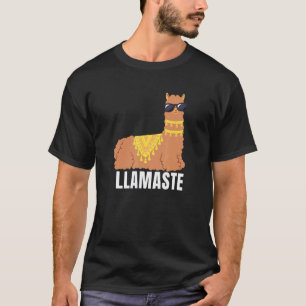 Camiseta Lhama De Óculos De Sol Lama