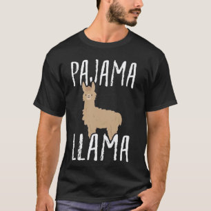 Camiseta Lhama De Pijama Dito Engraçado Sarcástico