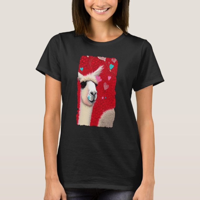 Camiseta Lhama do amor 02 (Frente)