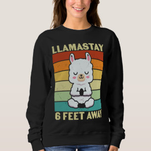 Camiseta Lhama Estilo Retro Fofo Gráfico de Alpaca Tamanhos
