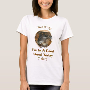 Camiseta Lhama Feliz Bom Humor Divertido Engraçado