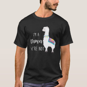 Camiseta Lhama Fofa Eu Sou Lhama você não é