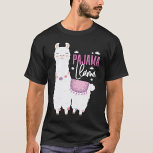 Camiseta Lhama gráfica fofa de alpaca para dormir pijama