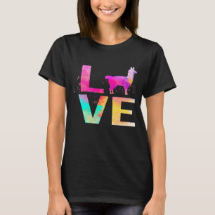 Camiseta Lhama Mãe Colorida Lhama
