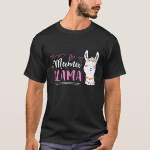 Camiseta Lhama Mamãe Sem Drama Lhama