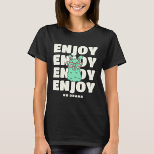 Camiseta Lhama Não Gosta de Drama Para Lhama