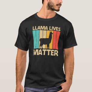 Camiseta Lhama Para Homens Mulheres Criação de Alpaca Cuida