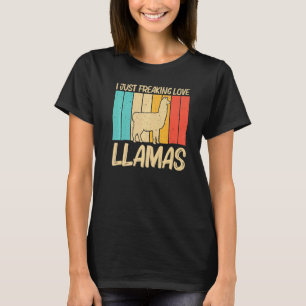 Camiseta Lhama Para Homens Mulheres Lhama Fazenda Animal