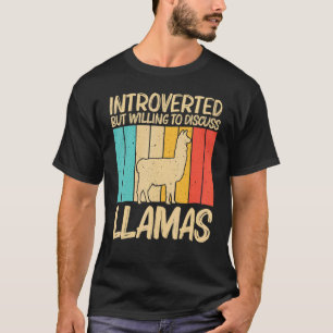 Camiseta Lhama Para Homens Mulheres Lhama Fazenda Animal 2