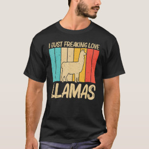 Camiseta Lhama Para Homens Mulheres Lhama Fazenda Animal 5