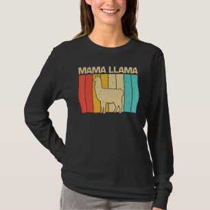 Camiseta Lhama Para Mulheres Meninas Lhama Animal de Fazend