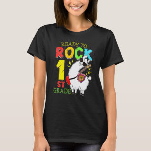 Camiseta Lhama Pronta Para Balançar a Primeira Série Primei
