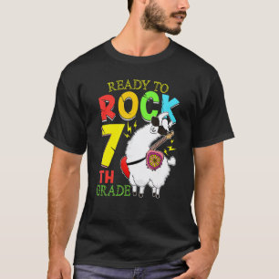 Camiseta Lhama Pronto Para Balançar o Sétimo Ano 7º Primeir