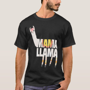 Camiseta Lhama Sem Drama Um Da Lhama Mamãe  Para a Lhama Ma