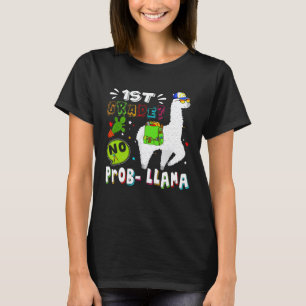 Camiseta Lhama Sem Problema Da 1ª Série No Primeiro Dia De