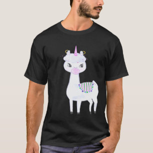 Camiseta Lhamacorn Unicórnio Fofinho ou Lhamacorn Rosa