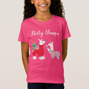 Camiseta Lhamas no Partido dos Bombeiros de Pijamas