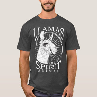 Camiseta Lhamas são meu presente de animal espiritual
