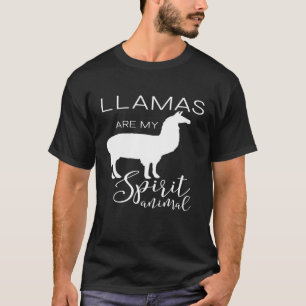 Camiseta Lhamas são o meu Espírito Animal J000436