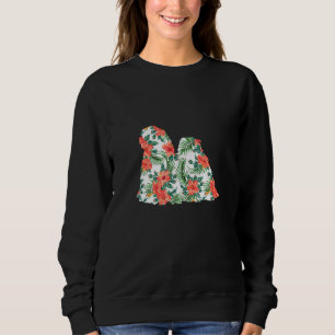 Camiseta Lhasa Apso Aloha Hawaiian Dog