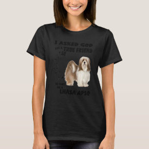 Camiseta Lhasa Apso Cotação Mãe Pai Impressão Lion Sen