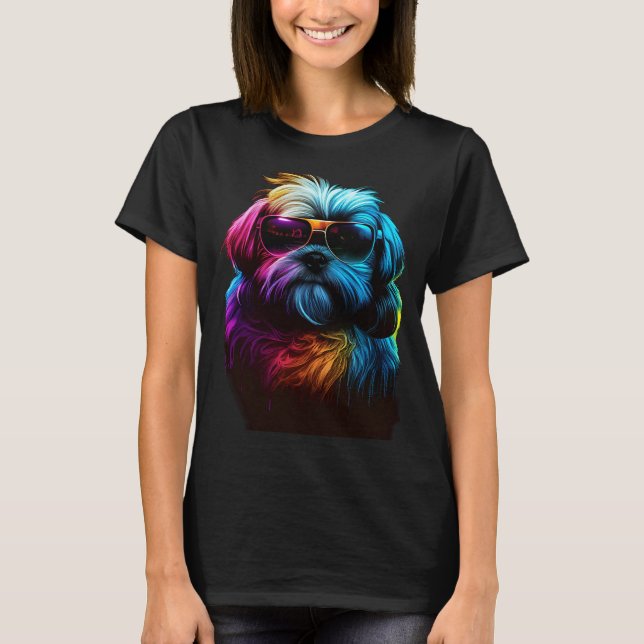 Camiseta Lhasa Apso Dogs Lhasa Apsos 2 (Frente)