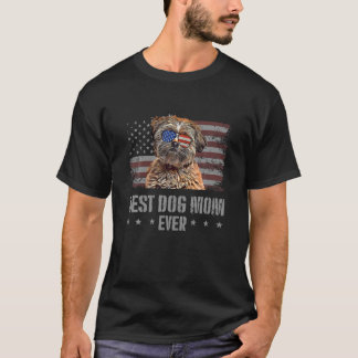 Camiseta Lhasa Apso Melhor Cachorro Mãe Alguma Vez Retroame