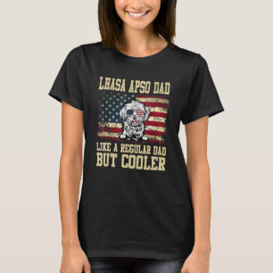 Camiseta Lhasa Apso Pai Como Um Pai Regular Mas Cão Mais Fr