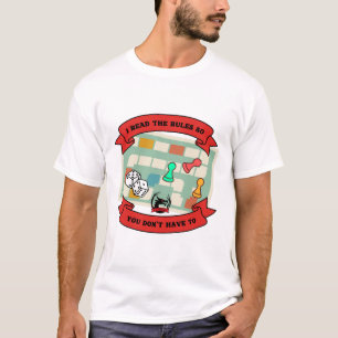 Camiseta Li as regras...
