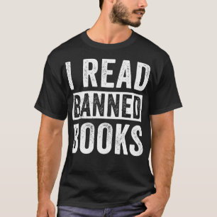 Camiseta Li Design de Livros Banidos para Leitura de Livros