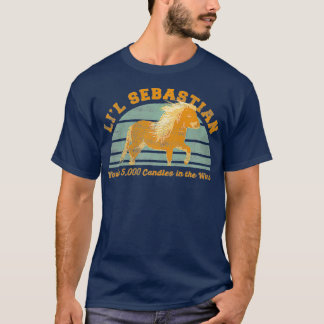 Camiseta Li l Sebastian Você tem 5 000 velas no vento