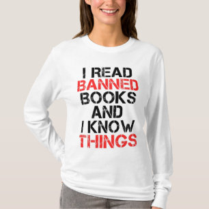 Camiseta Li Livros Banidos E Sei Coisas