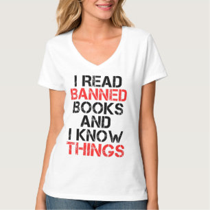 Camiseta Li Livros Banidos E Sei Coisas