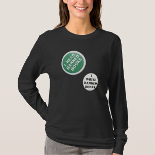 Camiseta Li Livros Banidos Escrevo Livros Banidos Novo Gráf
