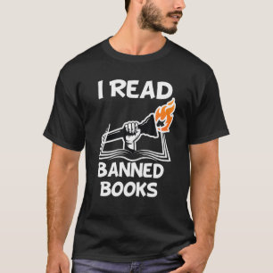 Camiseta Li Livros Banidos Leitores Aviários Leitores Bibli