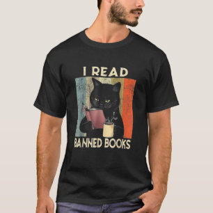 Camiseta Li Livros Banidos Leitura Negra Leitora de Gatos N