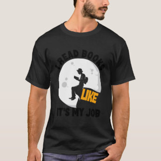 Camiseta Li Livros Como O Meu Trabalho - Lendo Palavras De 