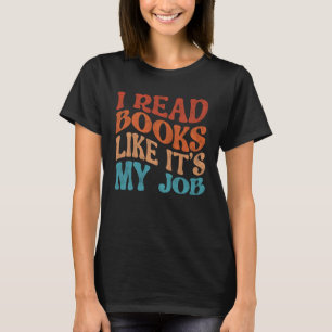 Camiseta Li livros como se fosse o meu livro de Bibliotecár