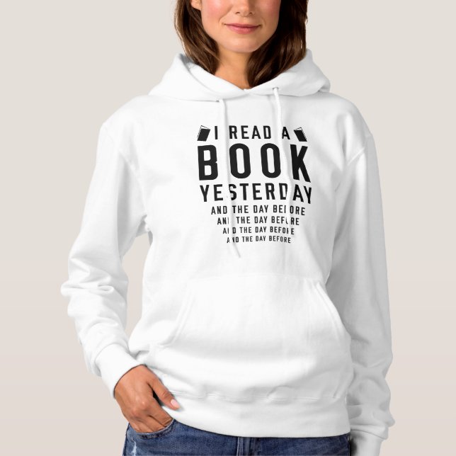 Camiseta Li Um Livro Ontem (Frente)