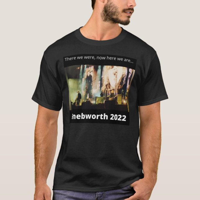 Camiseta Liam gallagher Knebworth inspirou a fusão Ativa T- (Frente)