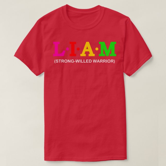 Camiseta Liam Strongwilled Warrior (Frente do Design)