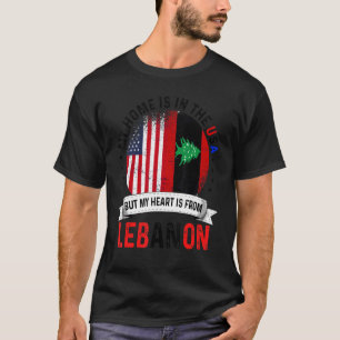 Camiseta Libanês Patriot Heart É Do Líbano Fl