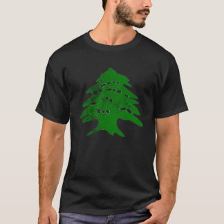 Camiseta Líbano Flag Cedar Vintage Legal