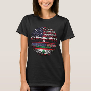 Camiseta Líbano Libanês EUA EUA EUA Estados Unidos