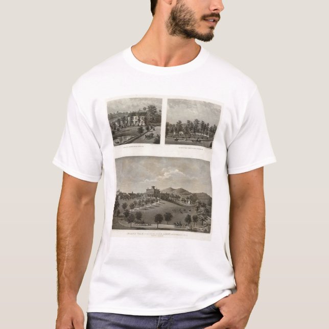 Camiseta Libby, residências de Halstead (Frente)