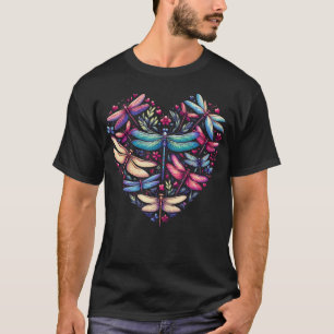 Camiseta Libélula Amor Espiritual Libélulas Coloridas Arte